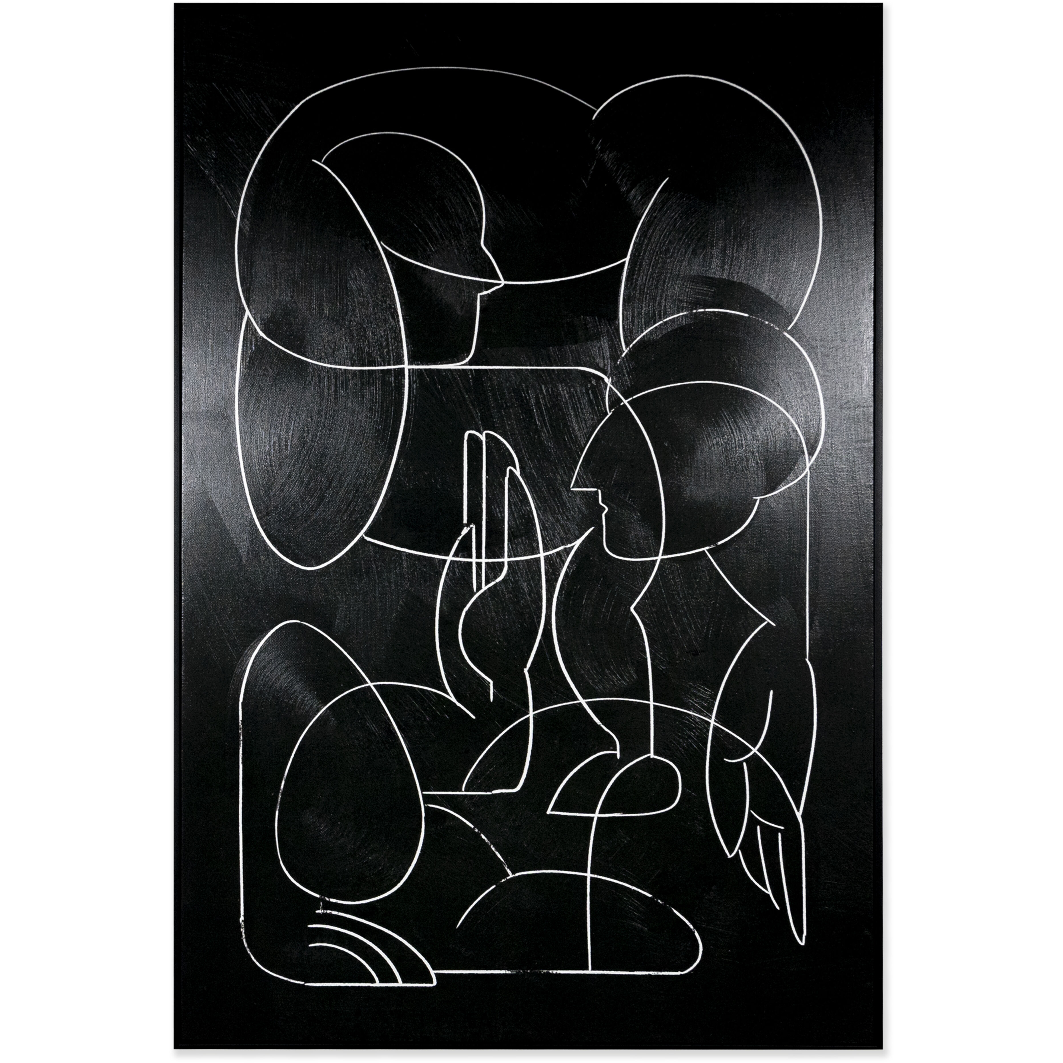 Multiple Lives Black Luxe Art, Set Of 5